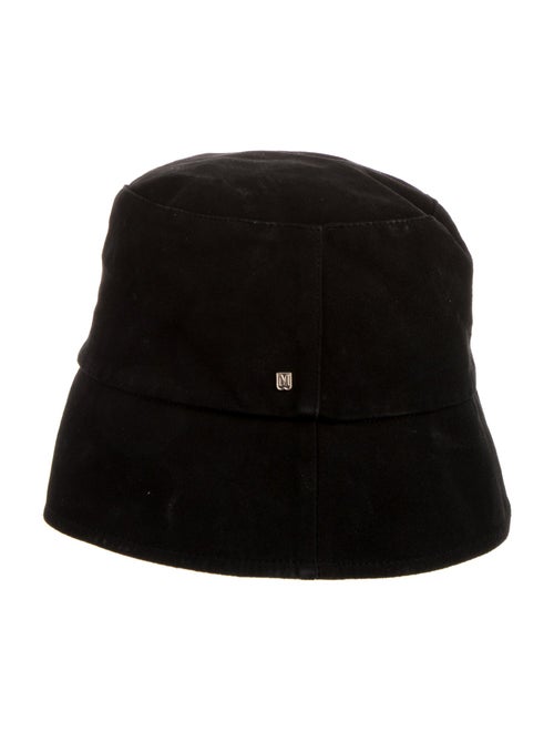 Bruno Magli Leather Bucket Hat