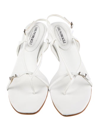 Bruno Magli Leather Slingback Sandals