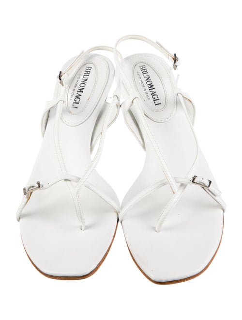 Bruno Magli Leather Slingback Sandals