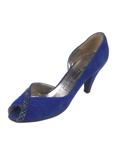 Bruno Magli Suede D'Orsay Pumps
