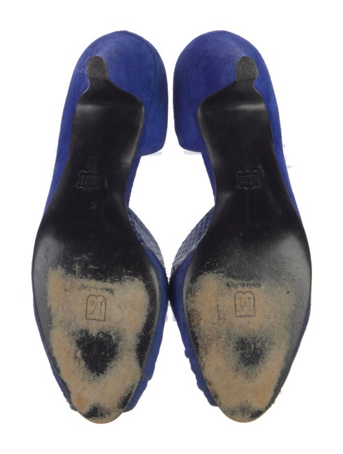 Bruno Magli Suede D'Orsay Pumps