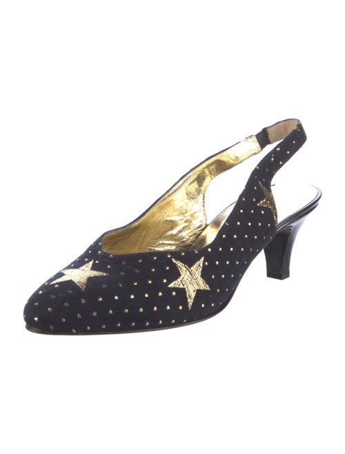 Bruno Magli Suede Slingback Pumps