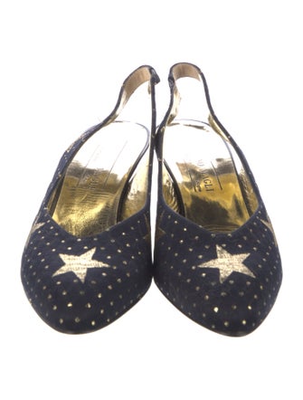 Bruno Magli Suede Slingback Pumps