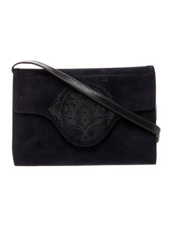 Bruno Magli Suede Crossbody Bag
