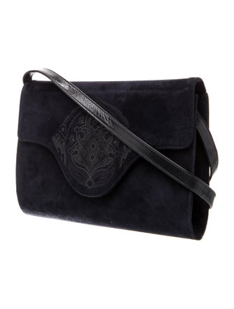 Bruno Magli Suede Crossbody Bag