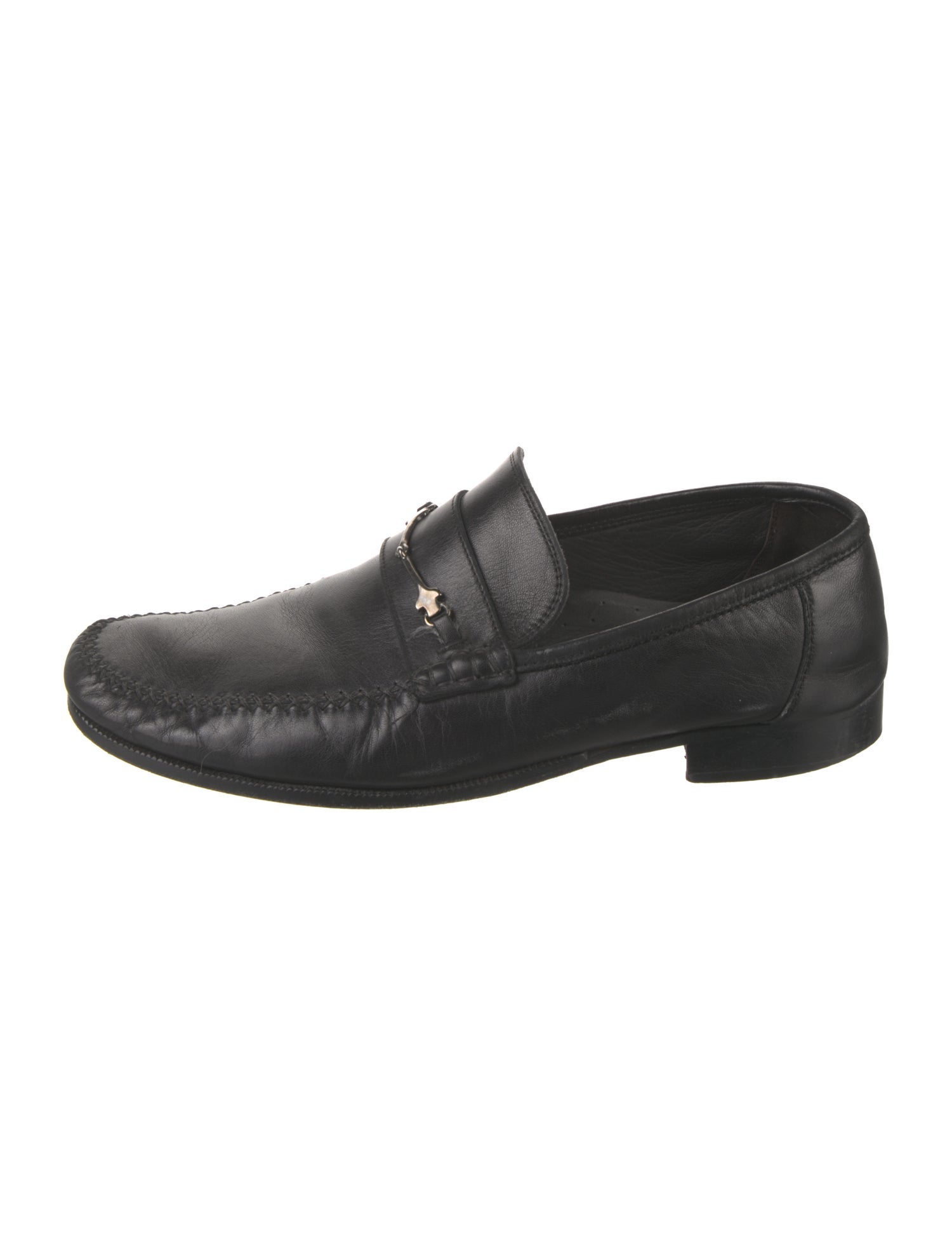 Bruno Magli Horsebit Accent Leather Dress Loafers