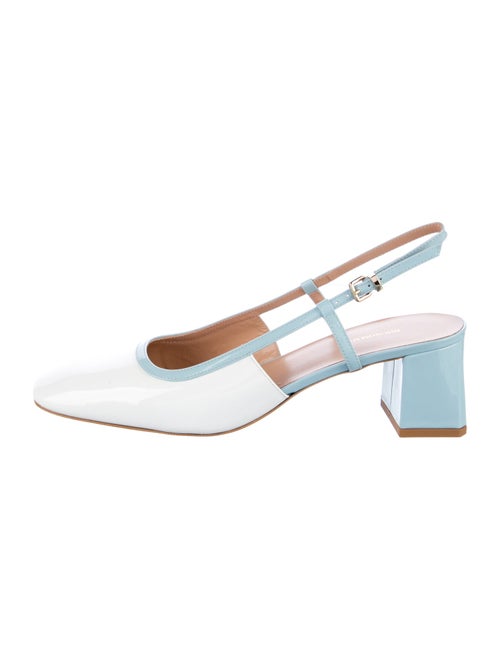 Bruno Magli Patent Leather Slingback Pumps