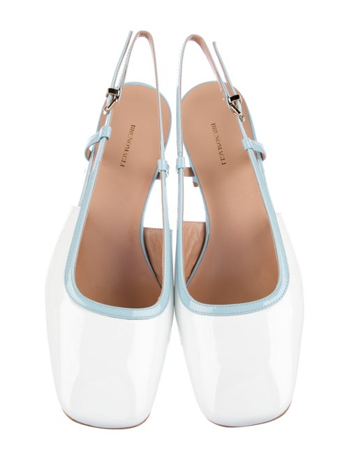 Bruno Magli Patent Leather Slingback Pumps