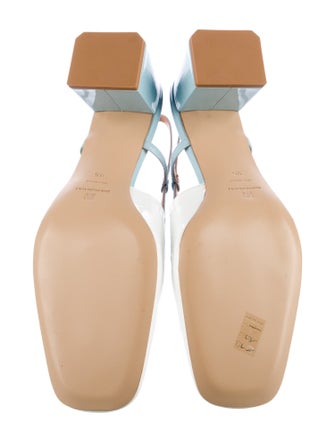 Bruno Magli Patent Leather Slingback Pumps