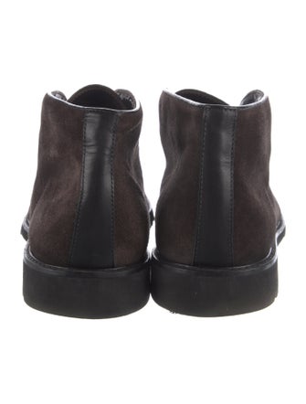 Bruno Magli Suede Lace-Up Boots