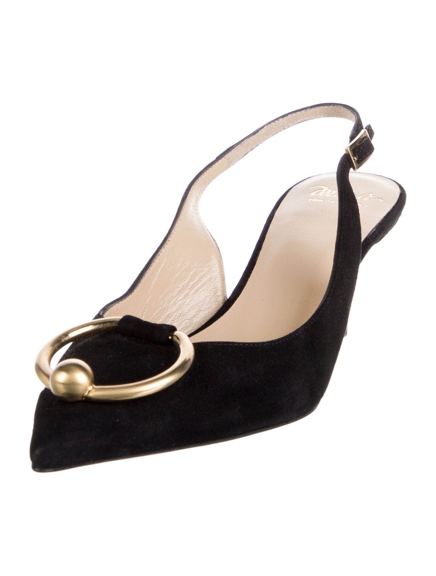 Bruno Magli Suede Slingback Pumps