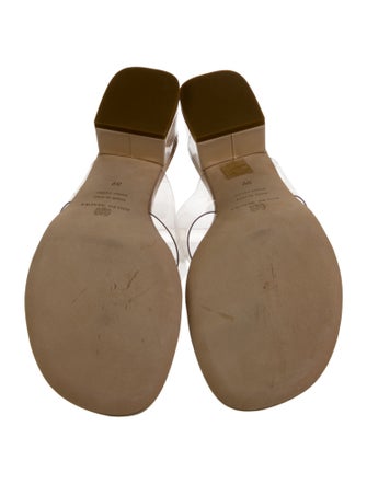 Bruno Magli Patent Leather T-Strap Sandals