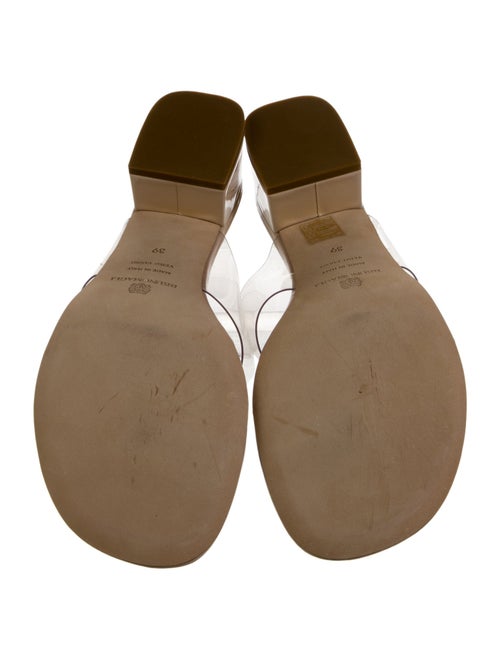 Bruno Magli Patent Leather T-Strap Sandals