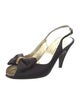 Bruno Magli Satin Slingback Pumps