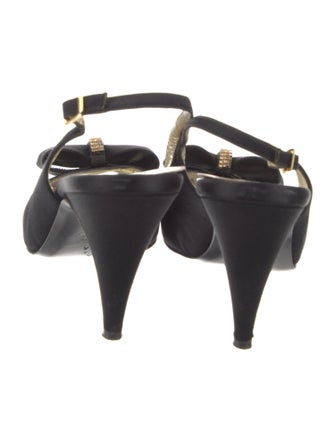 Bruno Magli Satin Slingback Pumps