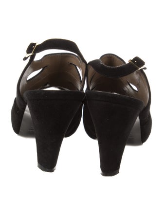 Bruno Magli Suede Slingback Pumps