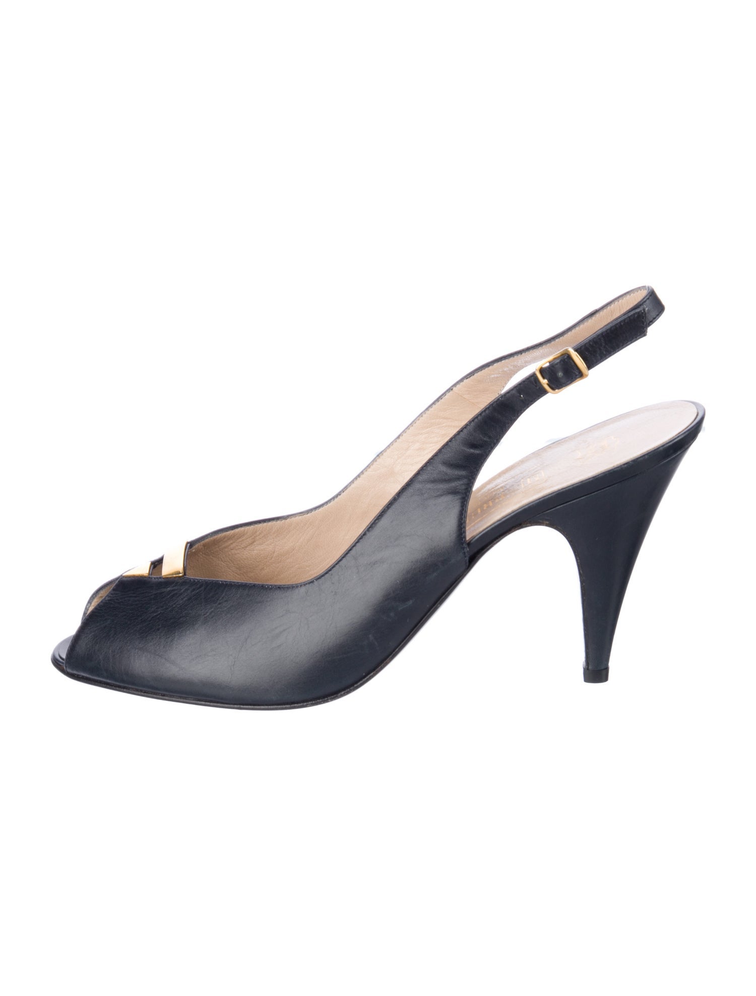 Bruno Magli Leather Slingback Sandals