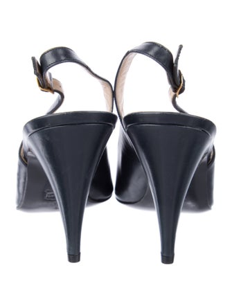 Bruno Magli Leather Slingback Sandals