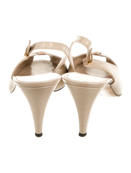 Bruno Magli Leather Slingback Pumps