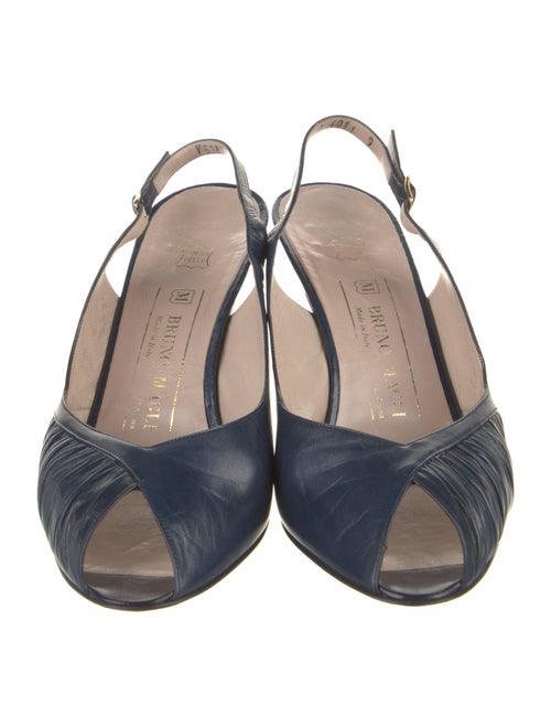 Bruno Magli Leather Slingback Pumps