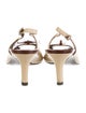 Bruno Magli Leather Bow Accents Slingback Pumps
