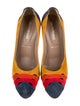 Bruno Magli Suede Colorblock Pattern Pumps