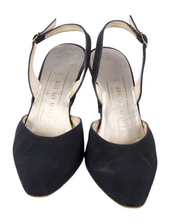 Bruno Magli Suede Slingback Pumps
