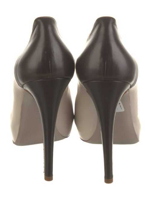 Bruno Magli Leather Colorblock Pattern Pumps