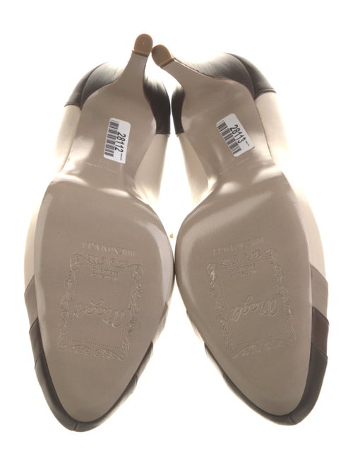 Bruno Magli Leather Colorblock Pattern Pumps