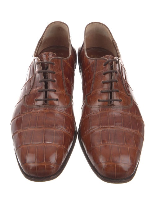 Bruno Magli Alligator Oxfords