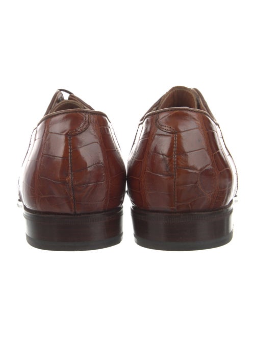 Bruno Magli Alligator Oxfords