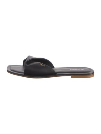 Bruno Magli Leather Slides