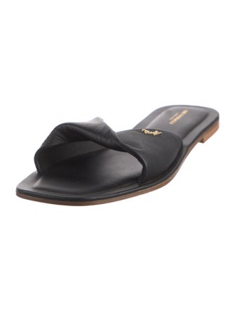 Bruno Magli Leather Slides
