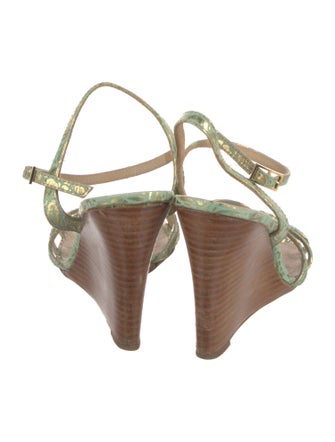 Bruno Magli Leather Printed Sandals