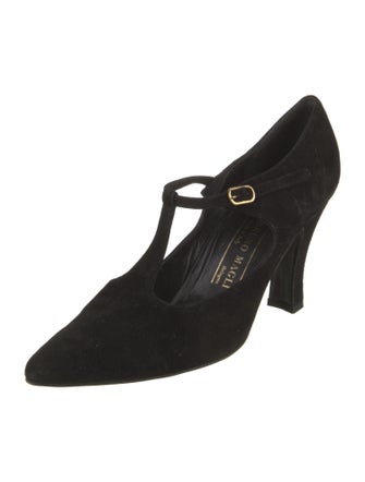 Bruno Magli Suede T-Strap Pumps