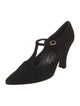 Bruno Magli Suede T-Strap Pumps