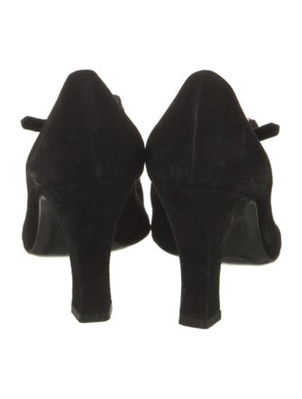 Bruno Magli Suede T-Strap Pumps