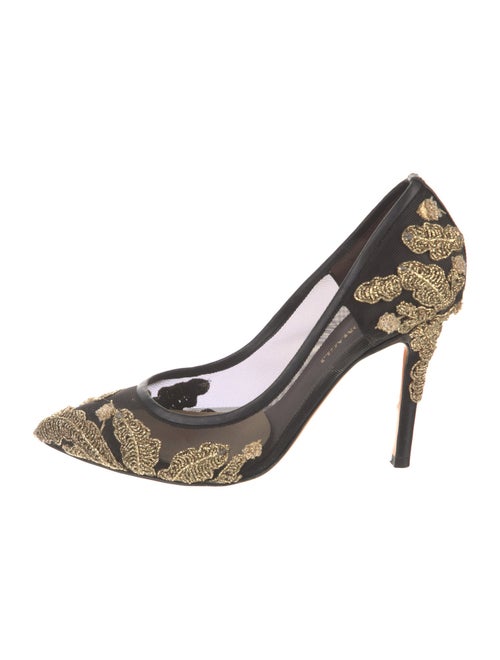 Bruno Magli Mesh Printed Pumps