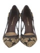 Bruno Magli Mesh Printed Pumps