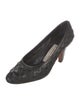 Bruno Magli Embossed Leather Pumps