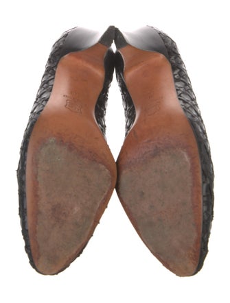 Bruno Magli Embossed Leather Pumps