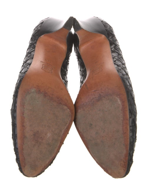 Bruno Magli Embossed Leather Pumps