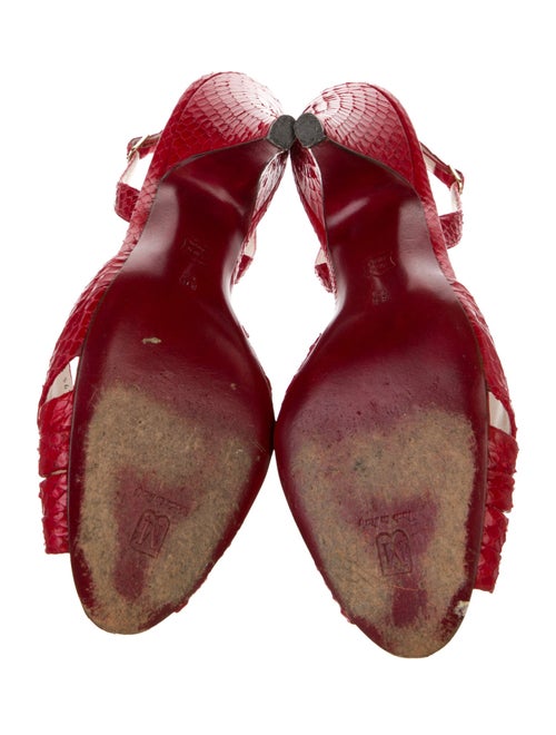 Bruno Magli Leather Slingback Sandals