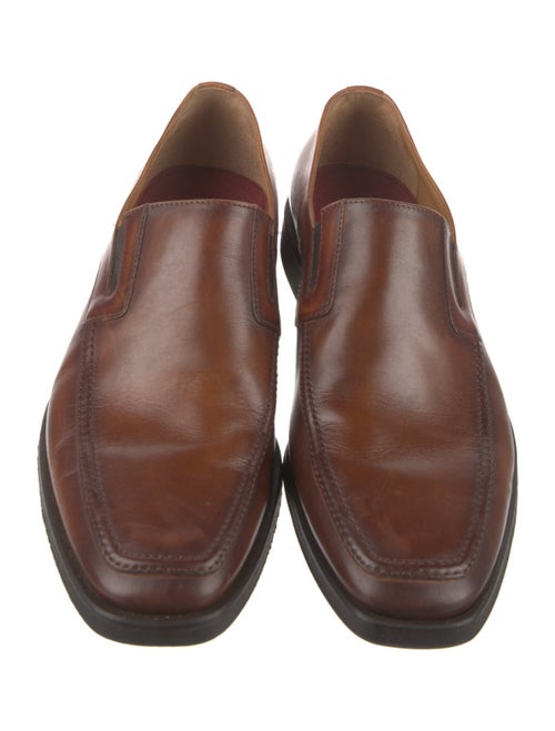 Bruno Magli Leather Monk Straps