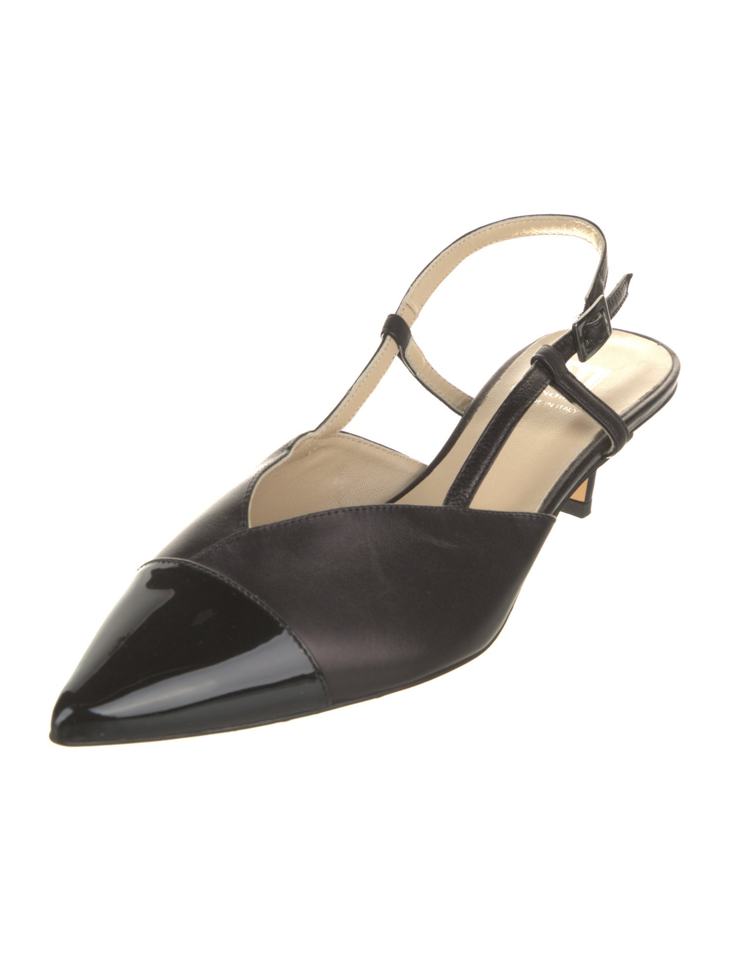 Bruno Magli Leather Slingback Pumps