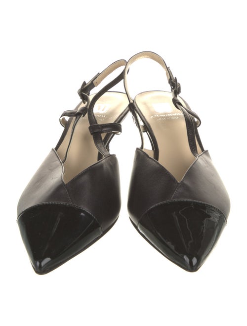 Bruno Magli Leather Slingback Pumps