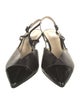 Bruno Magli Leather Slingback Pumps