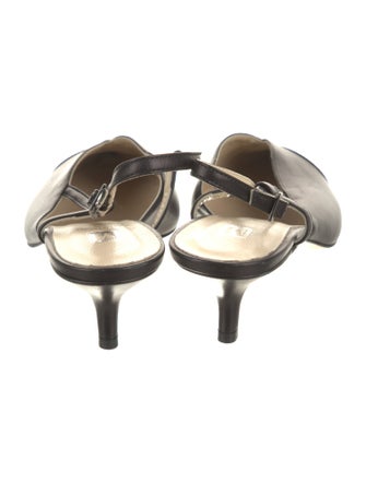 Bruno Magli Leather Slingback Pumps