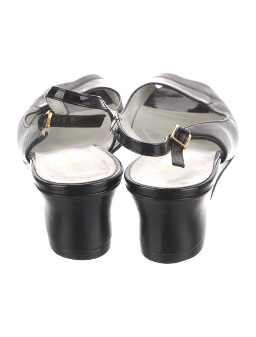 Bruno Magli Patent Leather Slingback Pumps