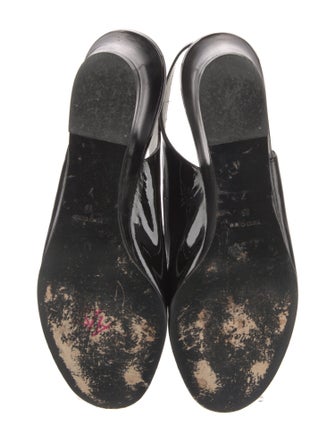 Bruno Magli Patent Leather Slingback Pumps